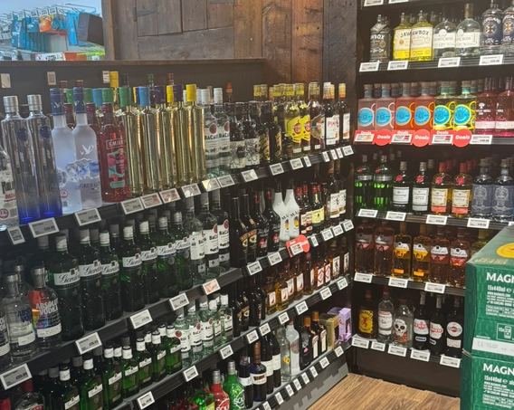 Drinks in the store