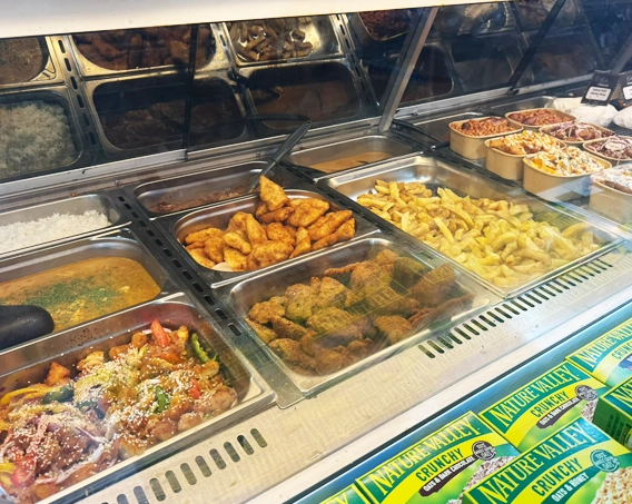Some of the hot food in Millburn