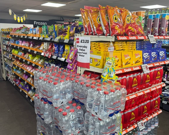 Instide the Millburn store